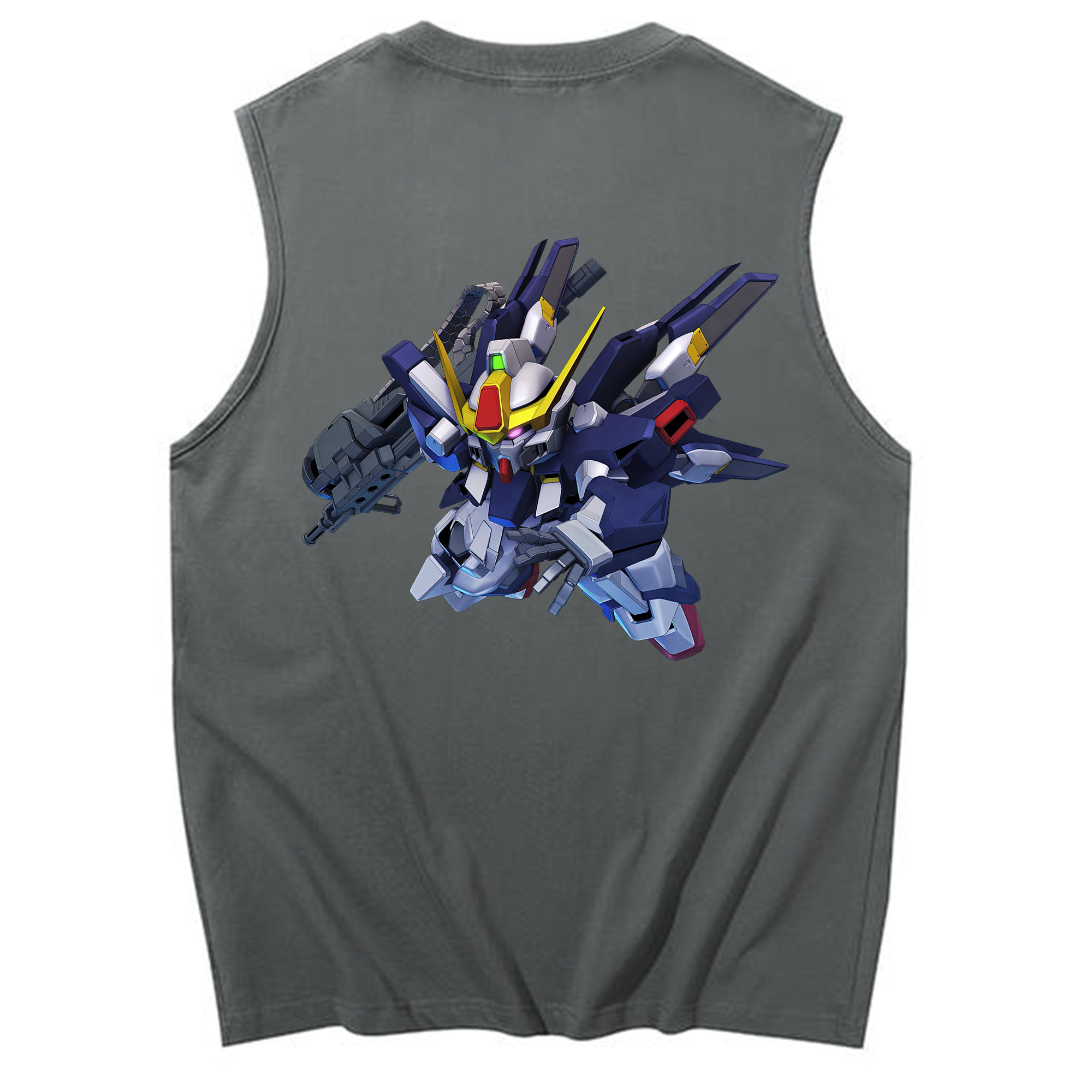 （画像用） 機動戦士ガンダム Mobile Suit Gundam コットン100％タンクトップ（背面プリント）